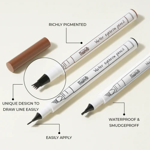 forked eyebrow pencil