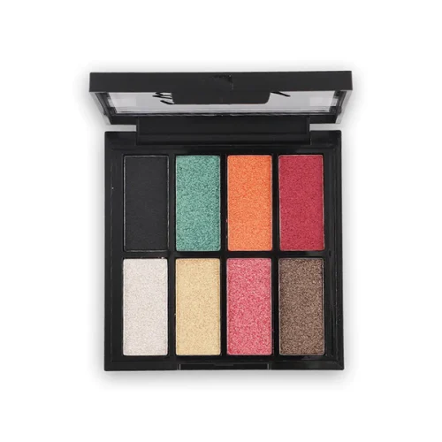 INCOLOR Eyeshadow Palette visible in the center, featuring a range of eye-catching colors.