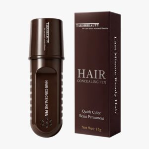 TAKSHBEAUTY Hair Concealing Pen – Quick Color Semi Permanent Pocket Hair Color Comb for Instant Gray Coverage